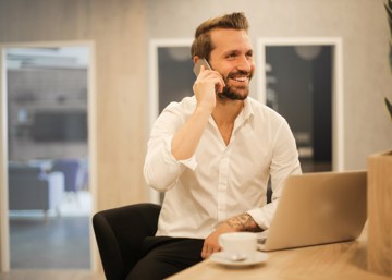 Happy Salesman